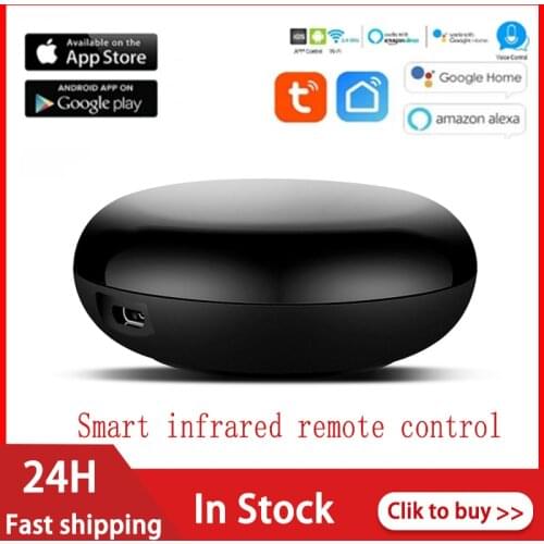 New Smart Wireless WiFi-IR Remote Controller Tuya/Smart Life APP WiFi Smart Infrared Remote Control With Alexa Google Home