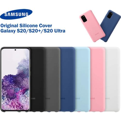 Samsung Original Silicone Cover Case For Samsung GALAXY S20 S20+ S20 Plus S20 Ultra 5G Shockproof Shell Phone Case Cover
