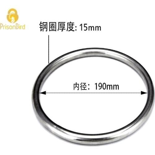 Queen Sex Training Couple Sex Games AV Game Props Penis Exercise Stainless Steel Ring Chastity Triskele Suspension Shibari A132