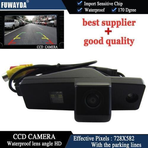 FUWAYDA LED Night Vision HD CCD Car Rear View Reverse Assistance system Parking Camera for Toyota Highlander Kluger LexusRX300