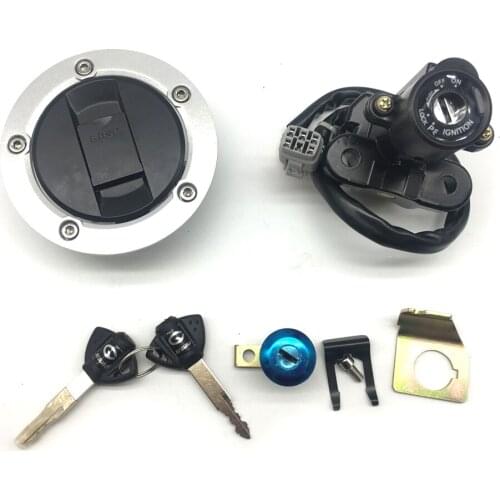 Ignition Switch Fuel Gas Cap Lock Key Kit For Suzuki GSXR600 GSX-R750 2004-2016