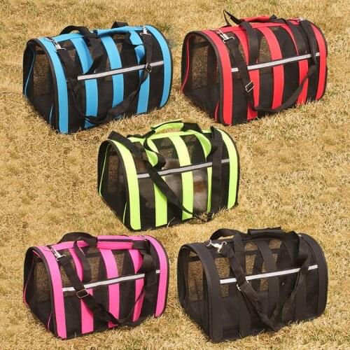 Pet Carrier Bag Portable Travel Bags Outdoor Dog Backpack Puppy Handle Bags Breathable Pets Bag Car Seat Safe Transport Cage