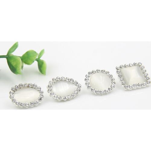 10PCS/LOT Button 12MM gold chain pattern oil spring optional ladies plastic shirt buckle cardigan buckle