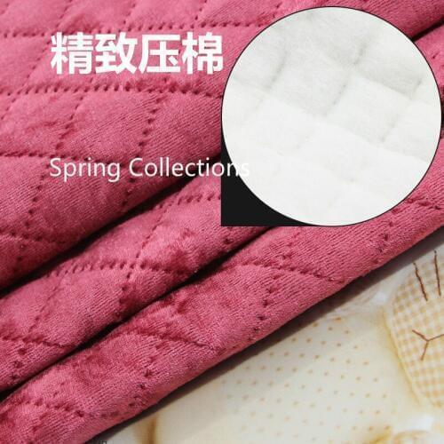 100*146cm 0.5mm Colorful Velvet Twill Cotton Fabric Upholstery For Sofa Hotel Home Decoration Textile Tissus DIY