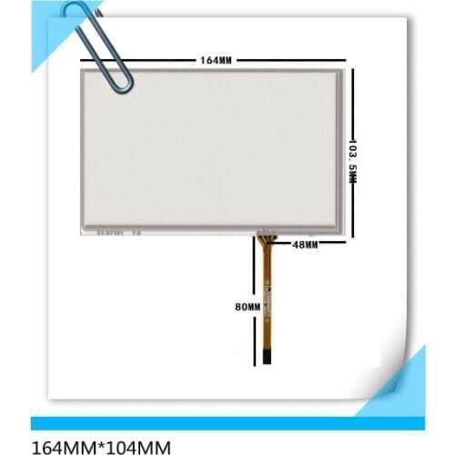 AT070TN83 164mm*104mm 7 inch resistive touch screen handwriting screen 164*104 free shipping
