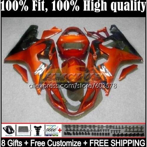 Injection OEM For SUZUKI 600CC GSXR-750 K4 GSXR 600 750 CC 4CL.36 GSXR-600 GSXR750 04 05 GSXR600 2004 2005 Fairing Orange black
