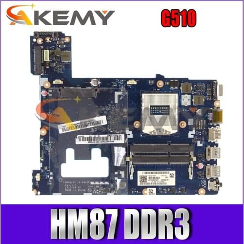 Akemy VIWGQ/GS LA-9642 Motherboard For Lenovo G510 Laptop Motherboard PGA947 HM87 DDR3 100% Test Work