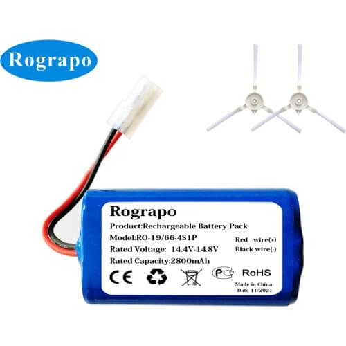 New 14.8V 2800mAh Li-ion Battery For Puppyoo WP 650 WP650 Robot Vacuum Cleaner Accessories +tools