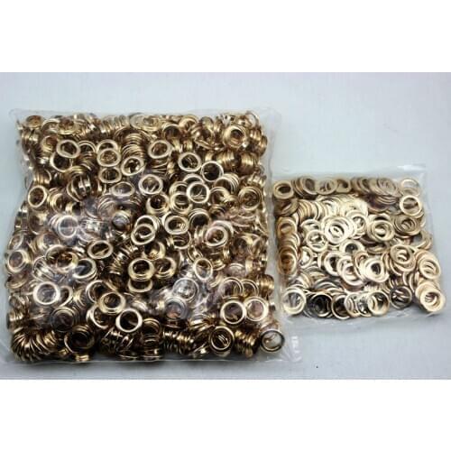 1000set 12MM rose gold rimless COPPER eyelets buttons clothes accessory handbag findings