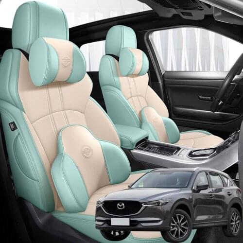 Nappa Leather 5 seats Car seat covers For Mazda cx5 2012 2013 2014 2015 2016 2017 accessories