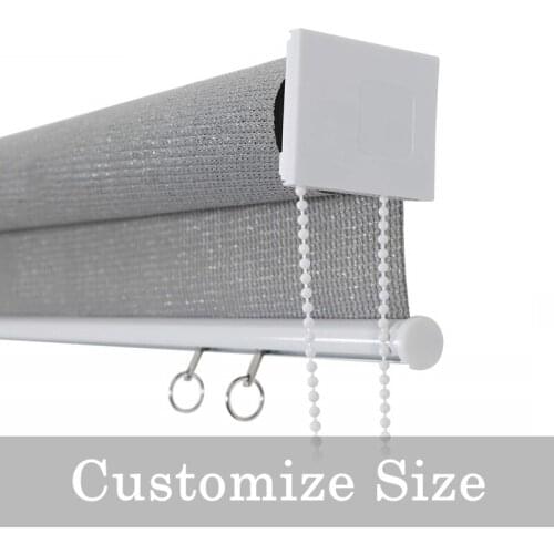 Balcony Window Sunscreen Net Windproof Rainproof Roller Blinds Privacy Shade Curtain Anti-UV Sun Shade Net Mulity Colour