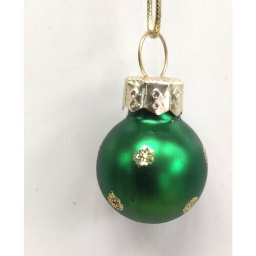 30pcs/pack Diameter=2cm Green Series Mini Size Glass Ball Christmas Day Globe Pendant School Window Wedding Home Decoration