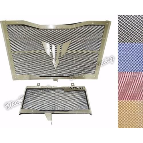 Sale Motorbike Radiator Grille + Oil Cooler Guard Cover Protection For Yamaha MT-10 FZ-10 MT10 FZ10 2016 2017