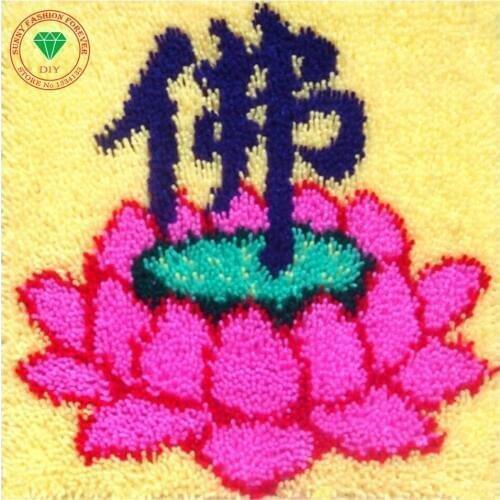 Religion Needlework Cross-stitch carpet cushion Patchwork Pillowcase diy pillowcase embroidery thread Latch hook rug kit Home