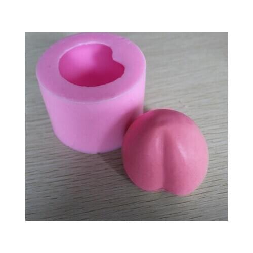 Silicone soap mold C355 Peaches shape Handmade fondant cake chocolate clay mould wholesale mould tools