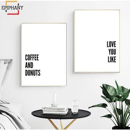 Modern Wall Art Gallery Bedroom Decor Minimalist Quotes Canvas Paintings Romantic Anniversary Gift for Wife Posters and Prints