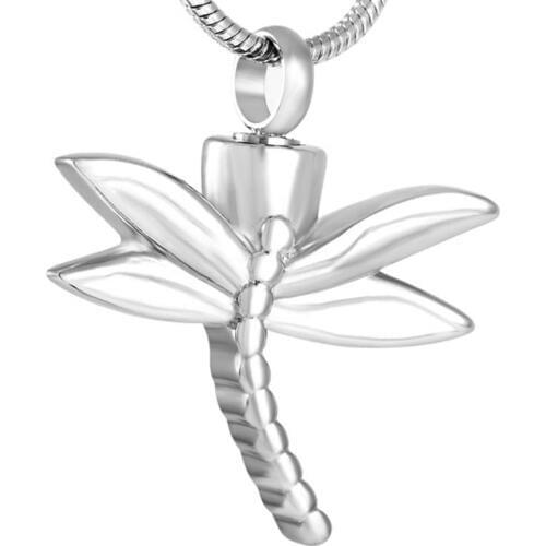 Dragonfly Shape Urn Hold Ashes Elegant Shape Keepsake Urns Funeral Urn Casket Cremation Urn Pendant Necklace Jewelry