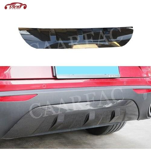 Dry Carbon Fiber/FRP Unpainted Material Rear Bumper Lip Diffuser For Alfa Romeo Stelvio B Style 2017 2018 2019 Auto Styling