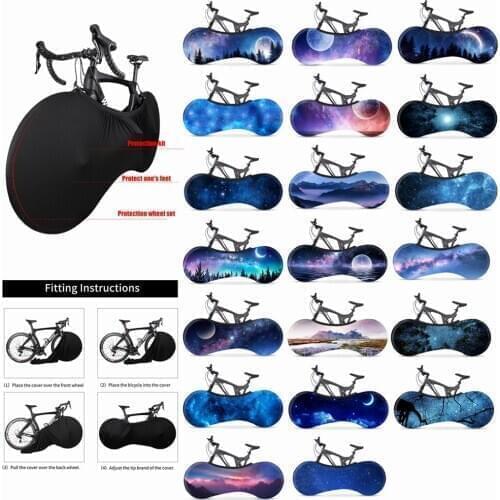 Universal Bike Bicycle Wheel Cover Bike Protector Cover MTB Road Bicycle Anti-dust Wheels Frame Cover Scratch-proof Bike Cover
