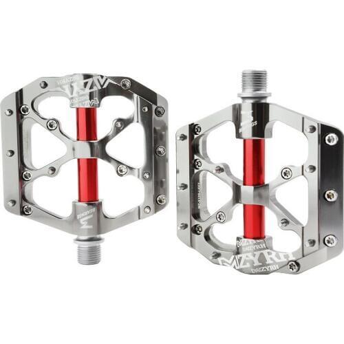 Universal Sealed Bearing Bicycle Pedal CNC Aluminum Body 3 Bearing Bicycle Flat Pedal