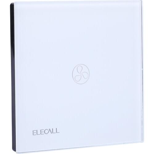 110V~250V 5A Fan Remote Control Switch 1 Gang 1 Way Smart Wall Touch Switch+LED Indicator Crystal Glass Switch Panel