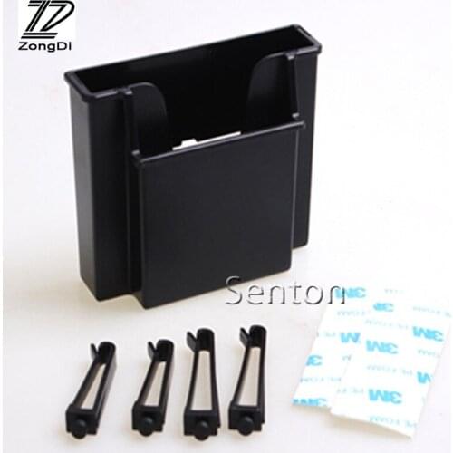 ZD 1Pc Car Storage Box For Toyota Corolla Seat Leon Jeep Renegade Skoda Fabia Rapid Renault Duster Audi A3 Q7 Accessories 2017