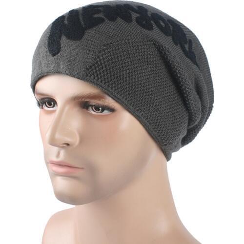 2016 Real New Hats Winter Korean Fashion Beanie Men Hat Snow Caps Knit Hat Skull Chunky Baggy Warm Skullies touca Gorro