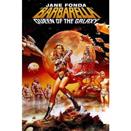 More style BARBARELLA VINTAGE MOVIE Art Film Print Silk Poster Home Wall Decor 24x36inch