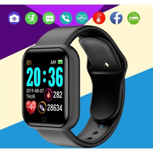 Fashion Convenient Electronic Watch Women Men Waterproof Sport Tracker Call Reminder Remote Blood Pressure Heart Rate Monitor