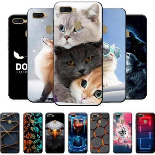 Case For OPPO AX7 Case Cover For OPPO AX7 AX 7 A X7 Silicone Soft Phone Case For OPPO AX7 TPU Shockproof Back Cover OPPO AX7