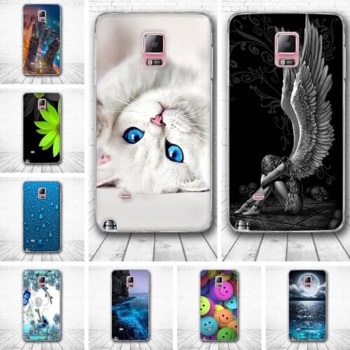 For Samsung Galaxy Note 4 Case Cover for Samsung Note 4 N9100 Cover Soft TPU Silicone Case for Samsung Galaxy Note 4 Phone Case