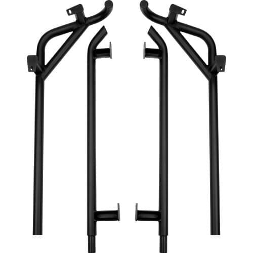 Four door UTV Black Side Bumper Nerf Bar Rock Slider for Polaris RZR XP4 900 1000 Turbo 4 seat four door 2015-2019