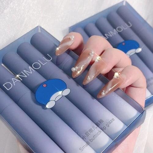DANMOLU lip gloss long lasting matte lipstick free shipping Lip tint set non-fading lipstick Female makeup cosmetics 5 PCS TSLM1