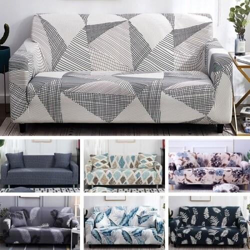 Printed Cheap Sofa Cover Stretch Couch Covers Bench Cover Love-seat Sofa Bed Cover Anti-pets Funiture All Warp Sofa Towel