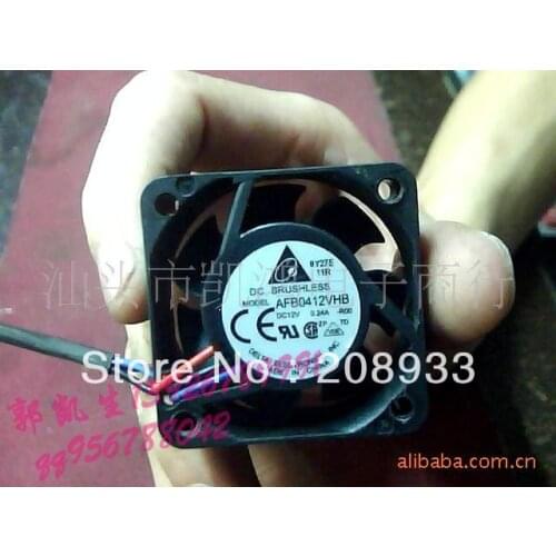 For Delta double ball bearing fan 4 cm, AFB0412VHB 12V 0.35A 4015mm fan ++cooling fan