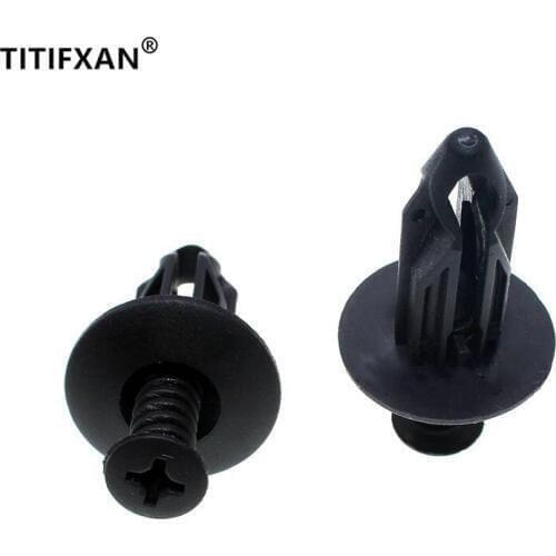 For Wrangler Car Front Bumper Water Tank Net Cover Plank Clips Expansion Screws Clamp Plastic Fasteners Rivets