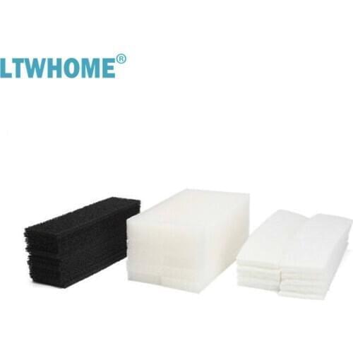 LTWHOME Value Pack of Foam Filters, Carbon Filters and Polyester Filters Set Fit for Fluval U4 Filter