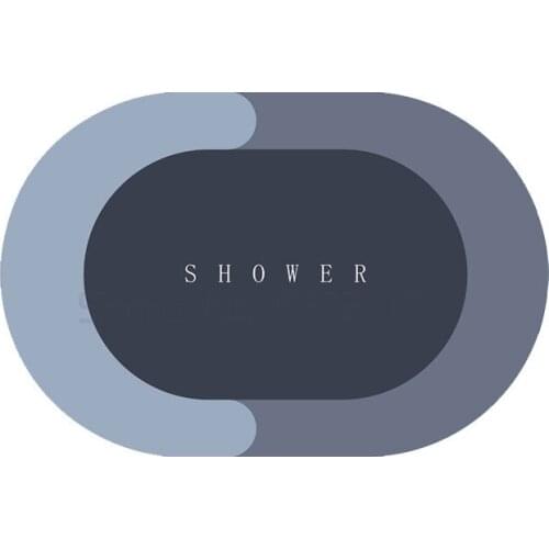 Soft diatom mud absorbent foot pad door pad non slip quick drying floor pad toilet door bathroom carpet