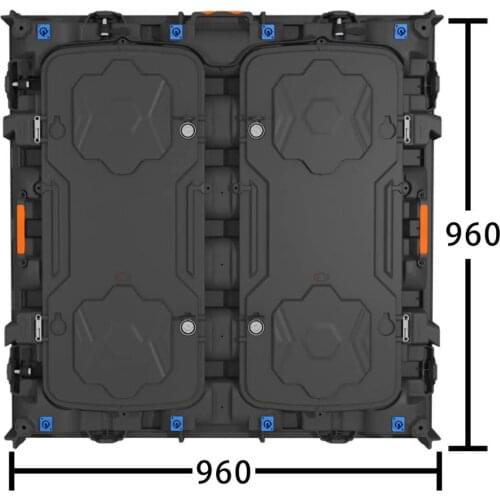 Outdoor P4 LED Screen Aluminum P5 Outdoor LED Display 960*960mm Cabinet