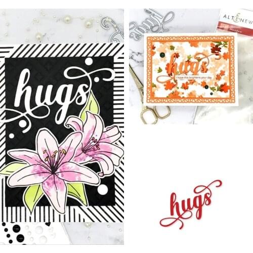 Fancy Hugs Metal Cutting Dies for DIY Scrapbooking Crafts Dies Cut Stencils Maker Photo Album Template Handmade Decoration New
