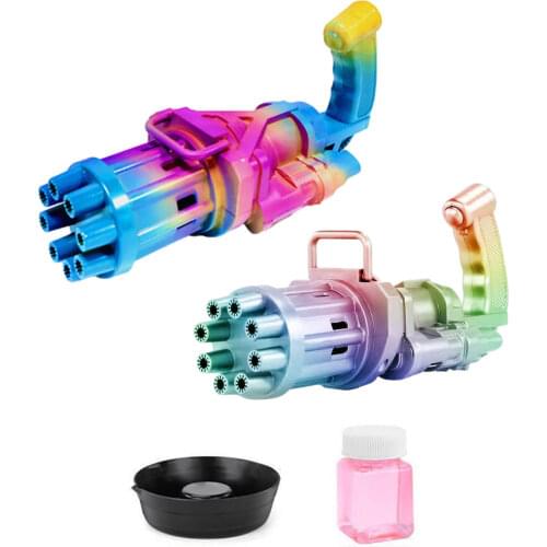 2021 New Bubble Gun Strong Tightness Bubble Maker For Summer Outdoor Automatic Bubble Blower Maker Guns