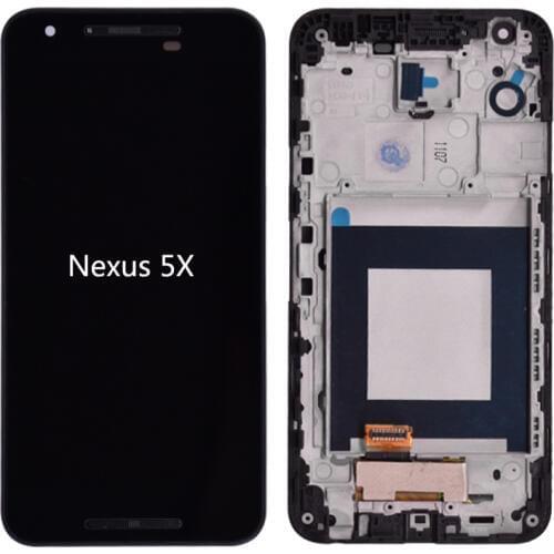 Orignal For LG Google nexus 5X H791 H790 Lcd Screen Display and Touch Glass Digitizer assembaly with frame free shipping