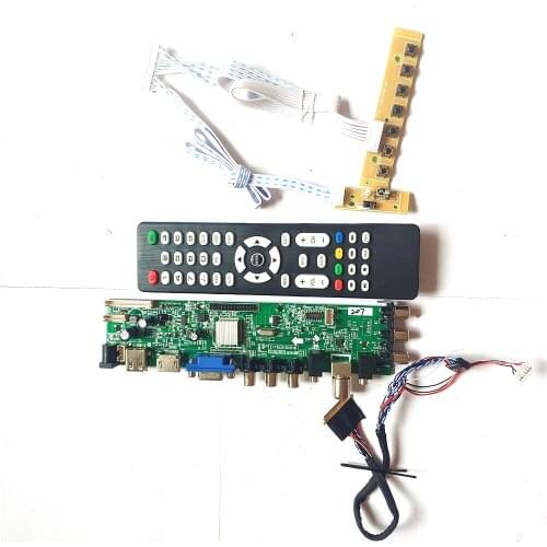Fit N156HGE-LA1/LB1/LG1/L11/L21 40 pin LVDS 3663 TV digital upgrade 1920*1080 screen AV HDMI-Compatible VGA USB DVB LCD board
