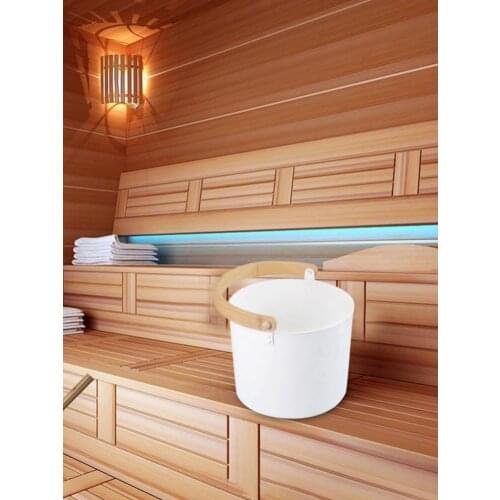 7L Portable Bucket Water Storage Bag Storage Bag Waterproof Water Bag Fishing Folding Bucket with Long Handle Spoon Set Matching