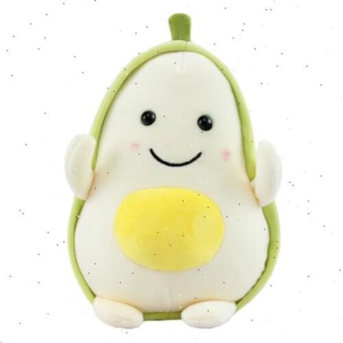 25-35CM Down Cotton Avocado Doll Cartoon Fruit Plush Toy Filled Doll Cushion Pillow Child Children Christmas Gift Girl Baby Toy