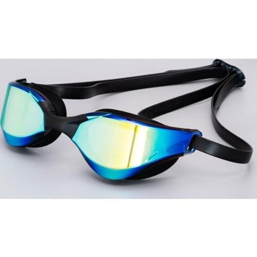 Silicone Professional Waterproof Plating Clear Double Anti-fog Swim Glasses Anti-UV Men Women eyewear swimming goggles with case