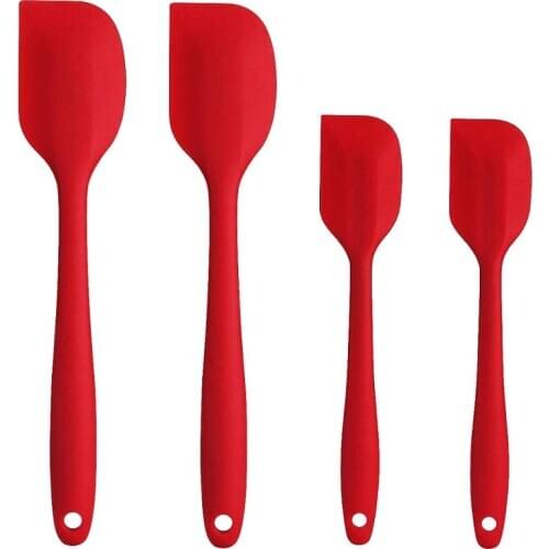 Silicone Spatula Food Grade Baking Scraper For Cake Decorating Non Stick Butter Cake Baking Spatula Cooking Silicone Spatula Set