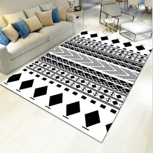 High Quality Geometric Carpets Rug for Living Room Modern Large Carpet Non-slip Table Blanket Area Rugs Kids Play Floor Mat