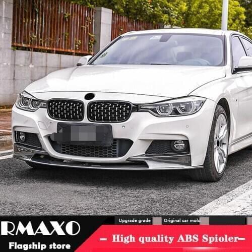 For F30 F35 Body kit spoiler 2019-2020 For BMW M3 320i 320li 3 ABS Rear lip rear spoiler front Bumper Diffuser Bumpers Protector