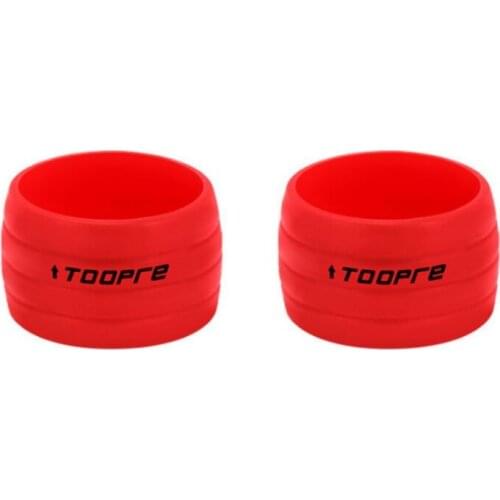 2PCS Road Bike Handlebar Strap Cover Bicycle Handlebar Strap Fixing Ring Dead Fly Bend Handlebar Wrap Silicone Anti-slip Strap